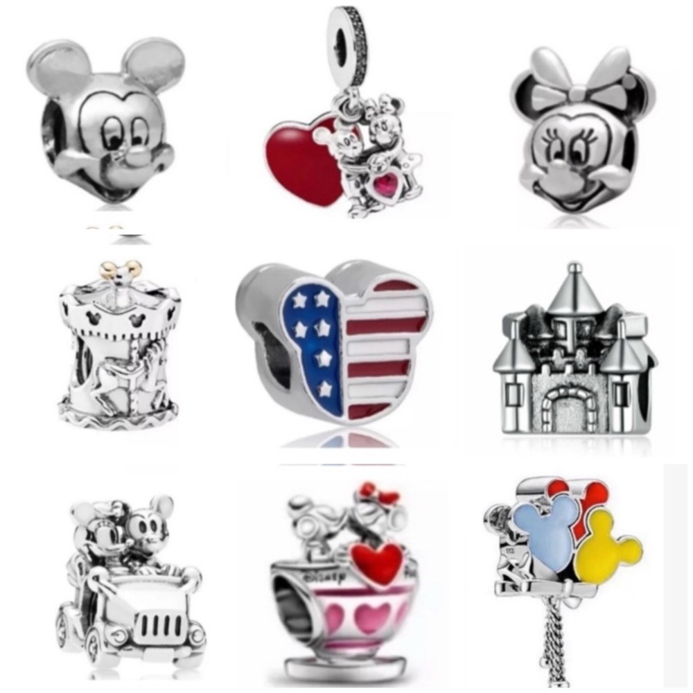 9 Pieces Disney Mickey Mouse Collections Charm Sets